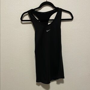 Black Nike tank top.